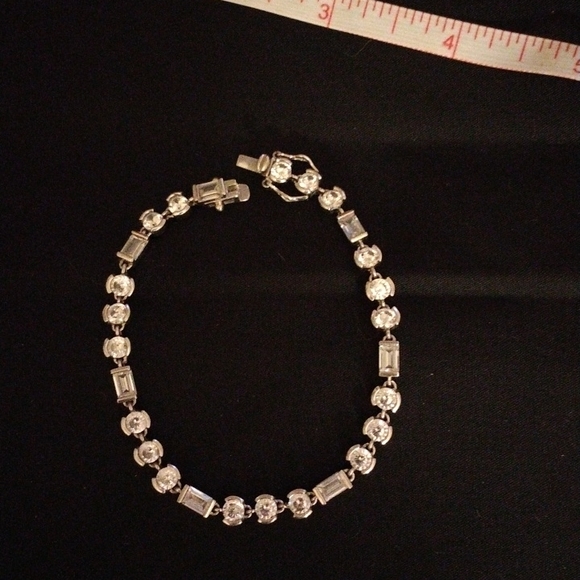QVC Jewelry Beautiful Cz Sterling Tennis Bracelet Poshmark